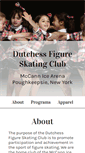 Mobile Screenshot of dutchessfigureskatingclub.com